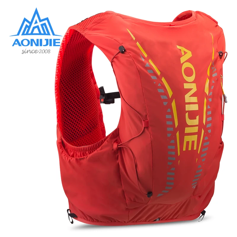 AONIJIE C962 12L Advanced Skin Hydration Backpack Vest Soft Water Bladder Flask For Hiking Trail Running Marathon Race Pack Bag
