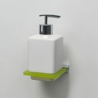 aluminum bathroom accessories liquid soap dispensers wall mounted lotion holder hand shampoo ceramic bottle for hotel kitchen