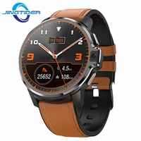 4g smart watch android 9 1 dm30 men business smartwatch quad core dual chip system 4gb 64gb 1 6 ips face id dual 5mp camera gps