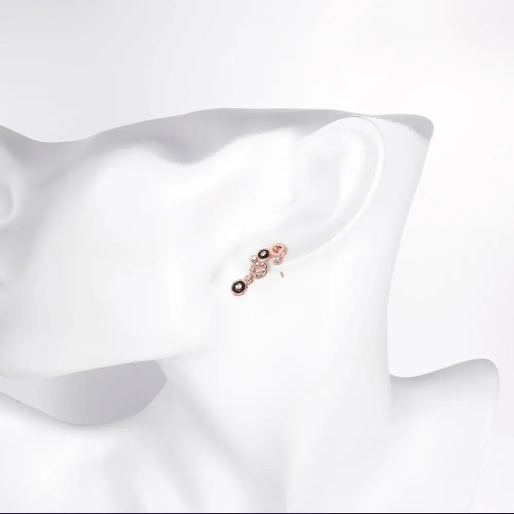 

Korean Fashion Piercing Silver 925 Hoop Stud Dangle Hanging Earrings For Women Teens 2021 Trend Jewelry Ear Cuffs