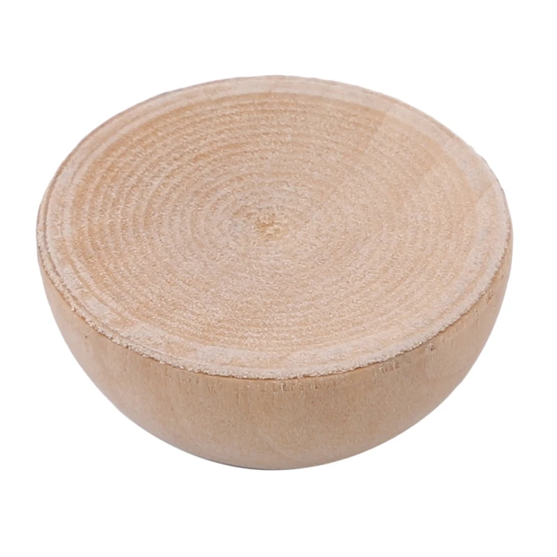 

Полусферические деревянные бусины, полуметрические, искусственные деревянные бусины разных размеров