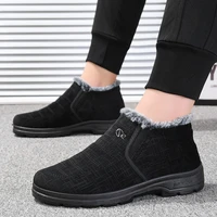 mens casual shoes winter flat soled comfortable and lightweight wool warm and cold resistant mens flat shoes