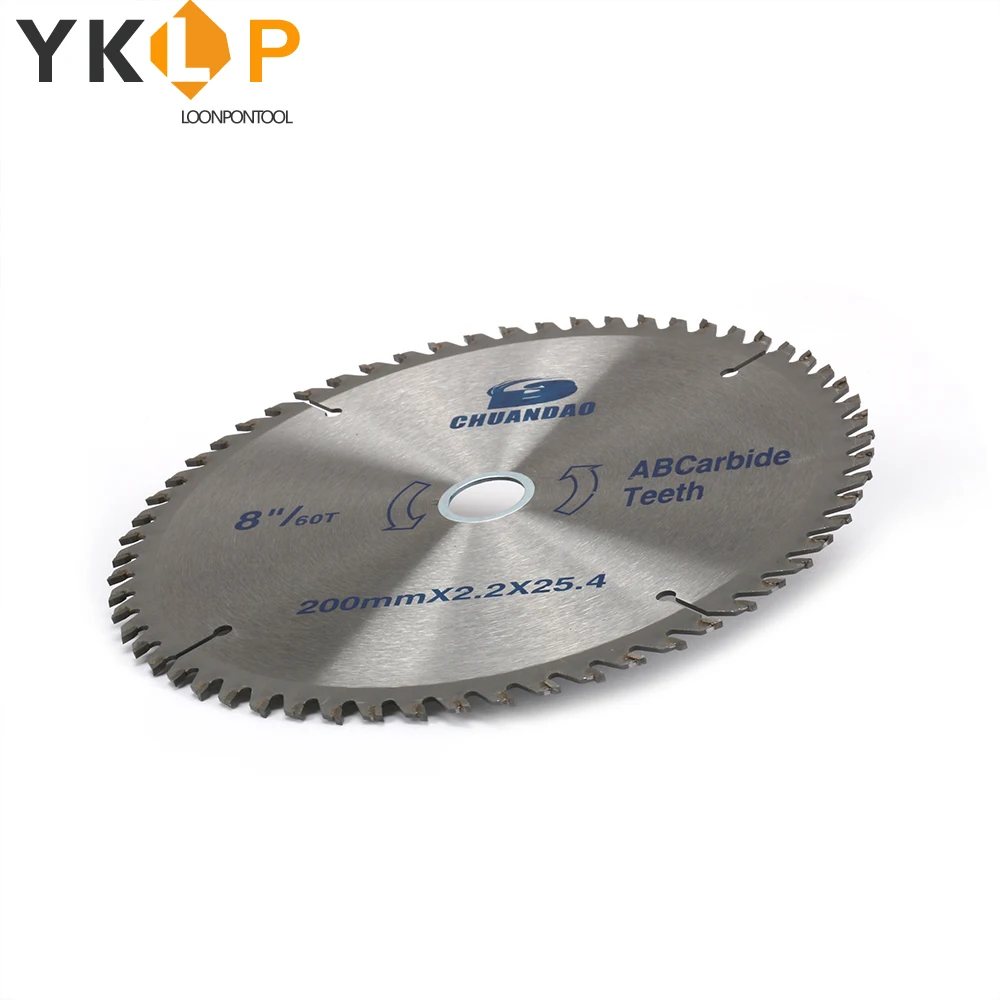 Диск твердосплавный для циркулярной пилы 8 дюймов 200 мм отверстие 25 4/30 резки