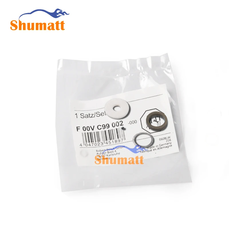 SHUMAT F 00V C99 002 Shim 1 50 мм стальной шар C05 009 прокладка стандартная для 110 инжектора