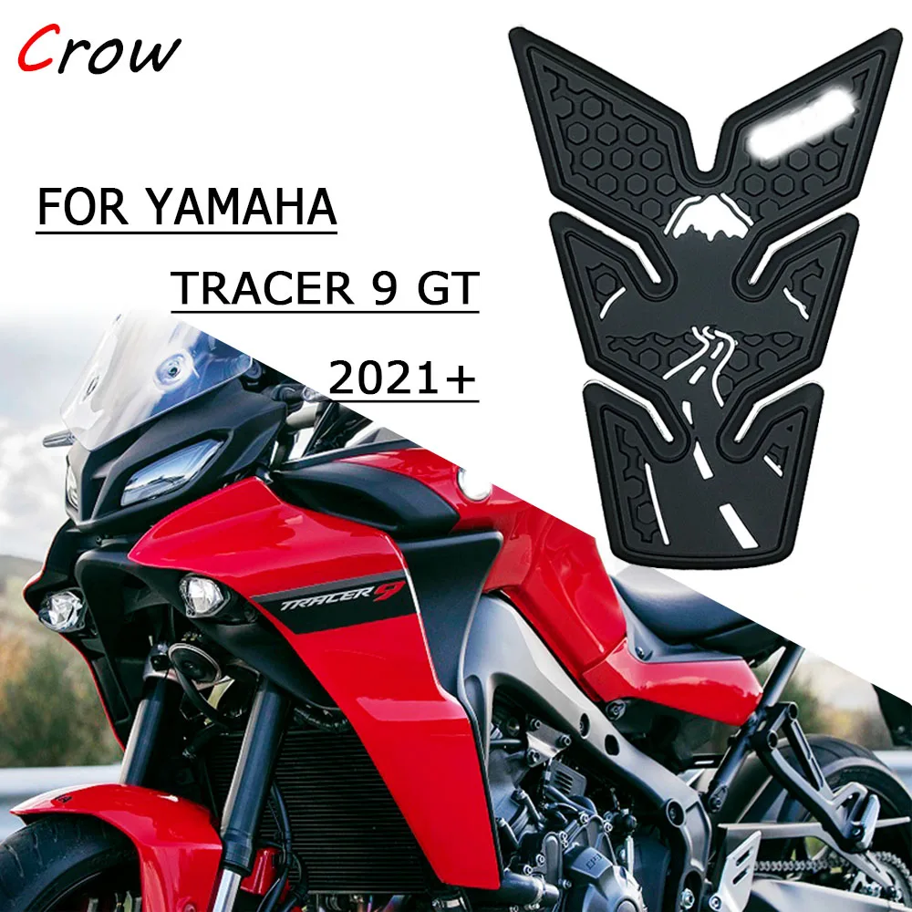 

For TRACER 900 TRACER 9 GT 2021 Motorcycle Non-slip Side Fuel Tank Stickers Waterproof Pad Rubber Sticker