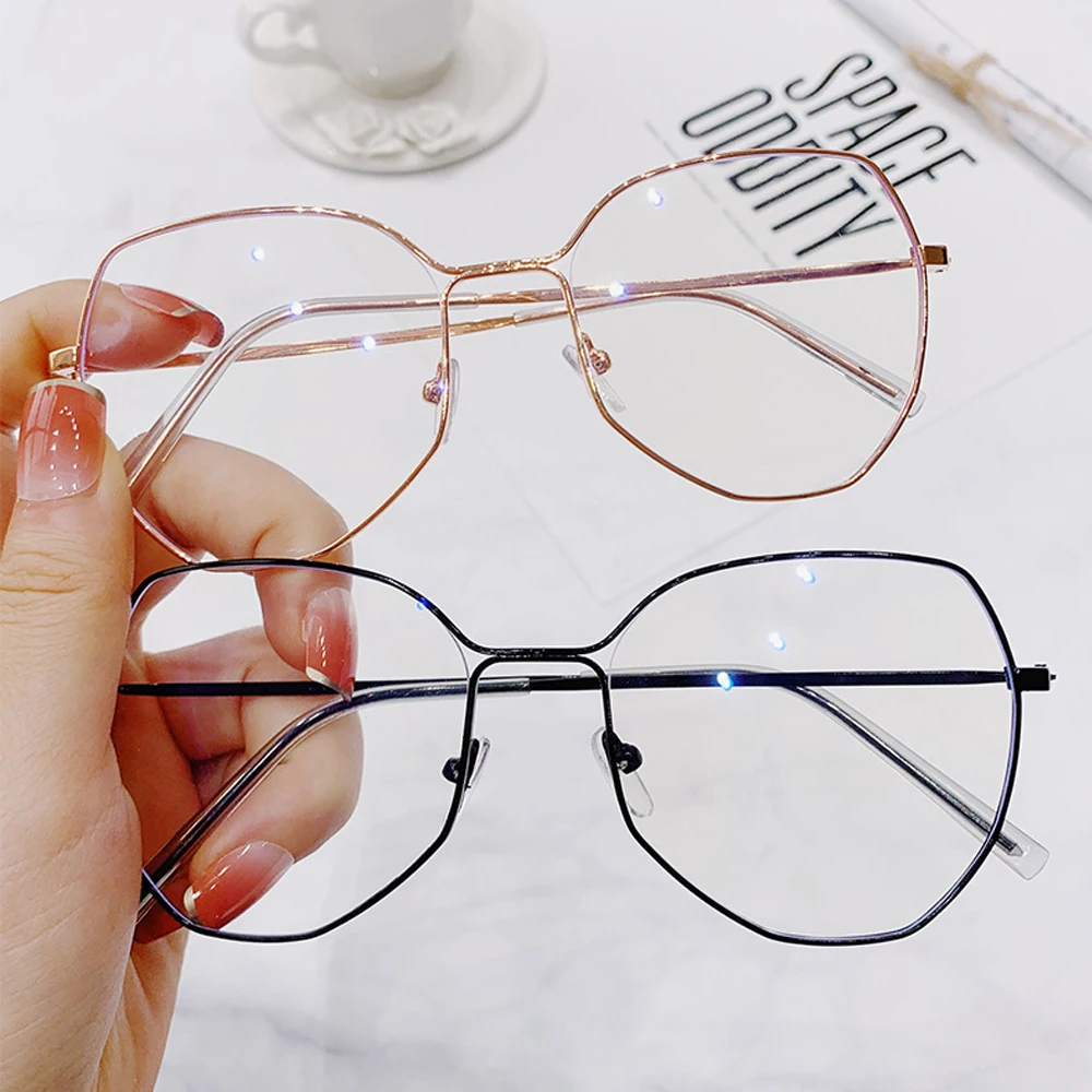 

1 шт., ультралегкие очки в металлической оправе с защитой от синего спектра