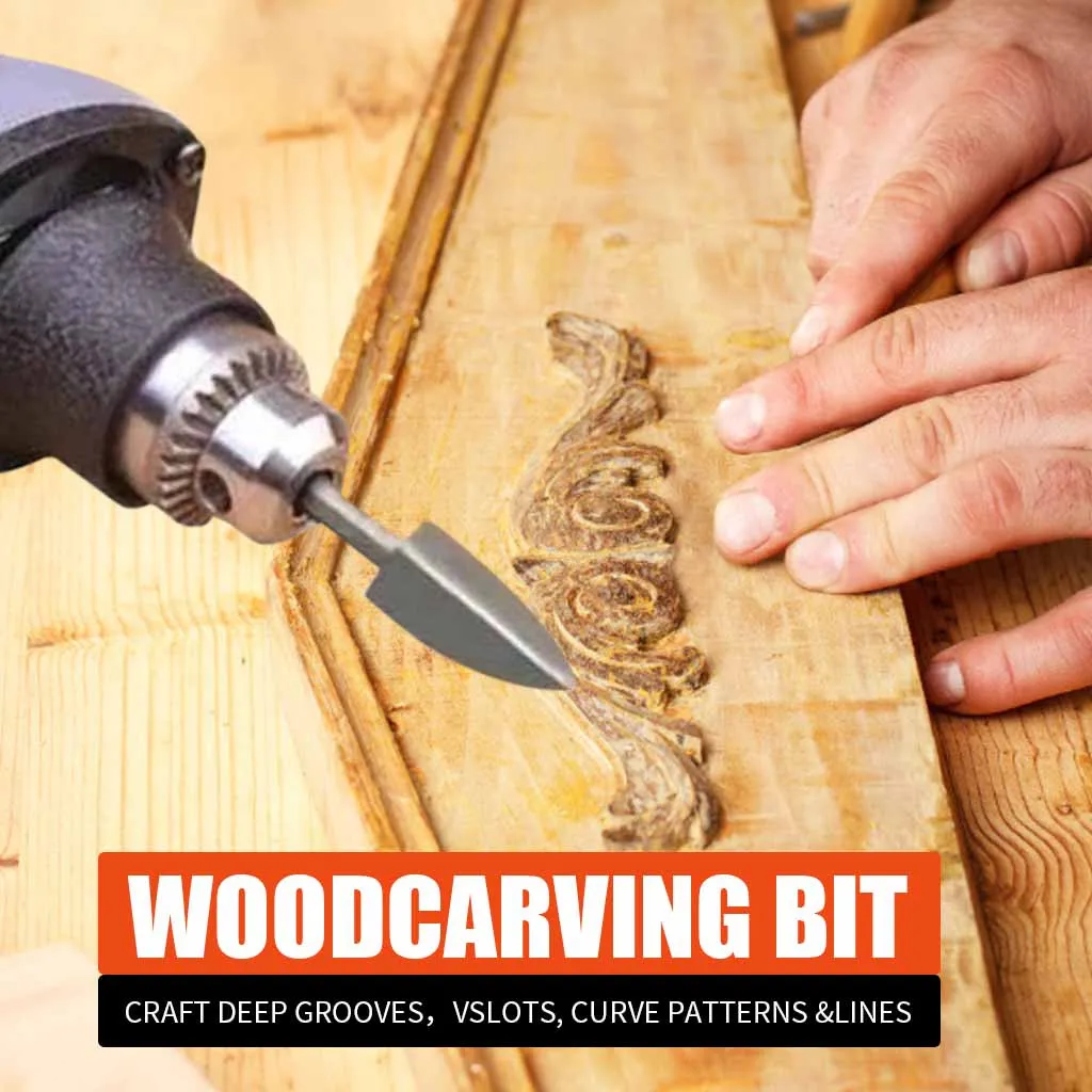 

Drill Bit Woodworking Drilling Rotary Tools Cutter Knife Wood Carving Engraving Tools Kit Accessories Milling Cutte