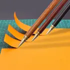 Латунная деревянная ручка, карманный нож для резки бумаги, нож для резьбы, резиновый штамп, гравировка, канцелярские принадлежности, офисные и школьные принадлежности