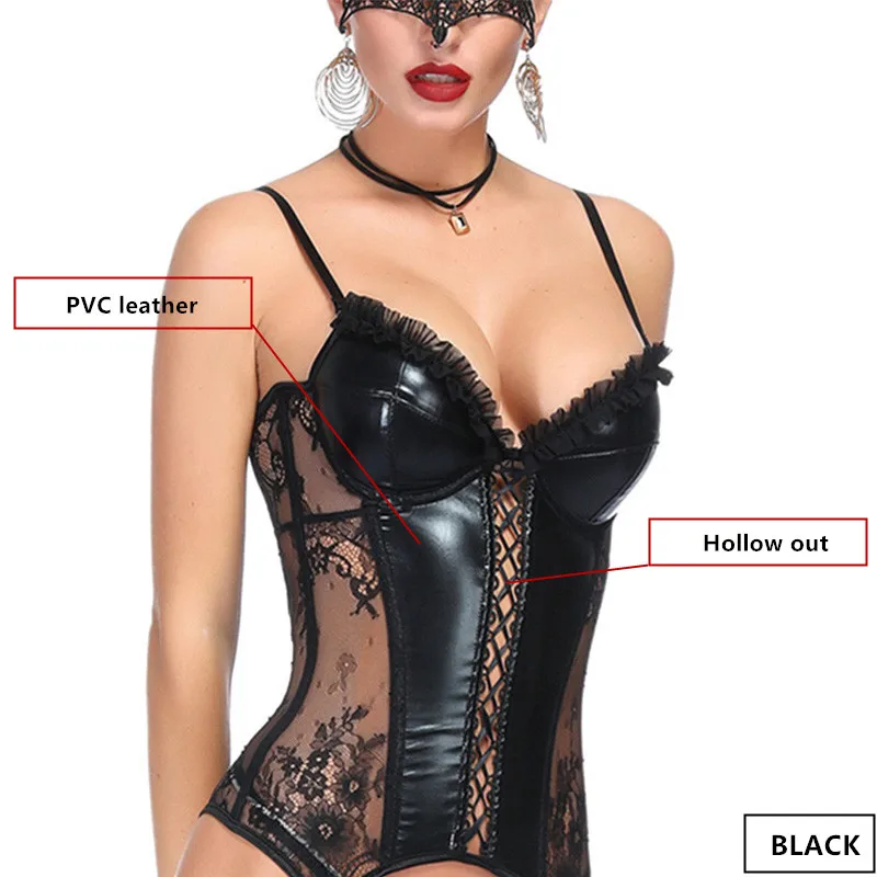 Сексуальное женское нижнее белье корсет топ Бюстье с рисунком в виде рыбьей