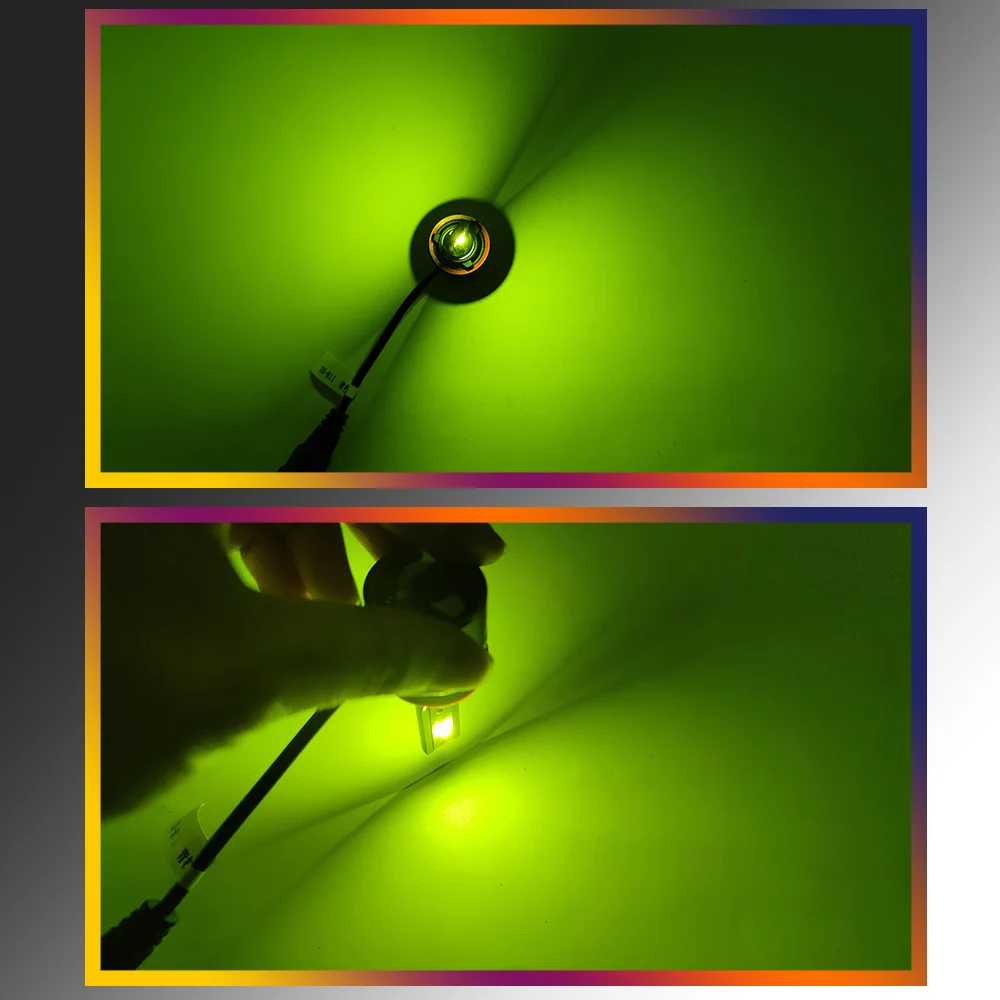 Светодиодный Противотуманные фары Дневные Фары Светильник лимонно-зеленый цвет