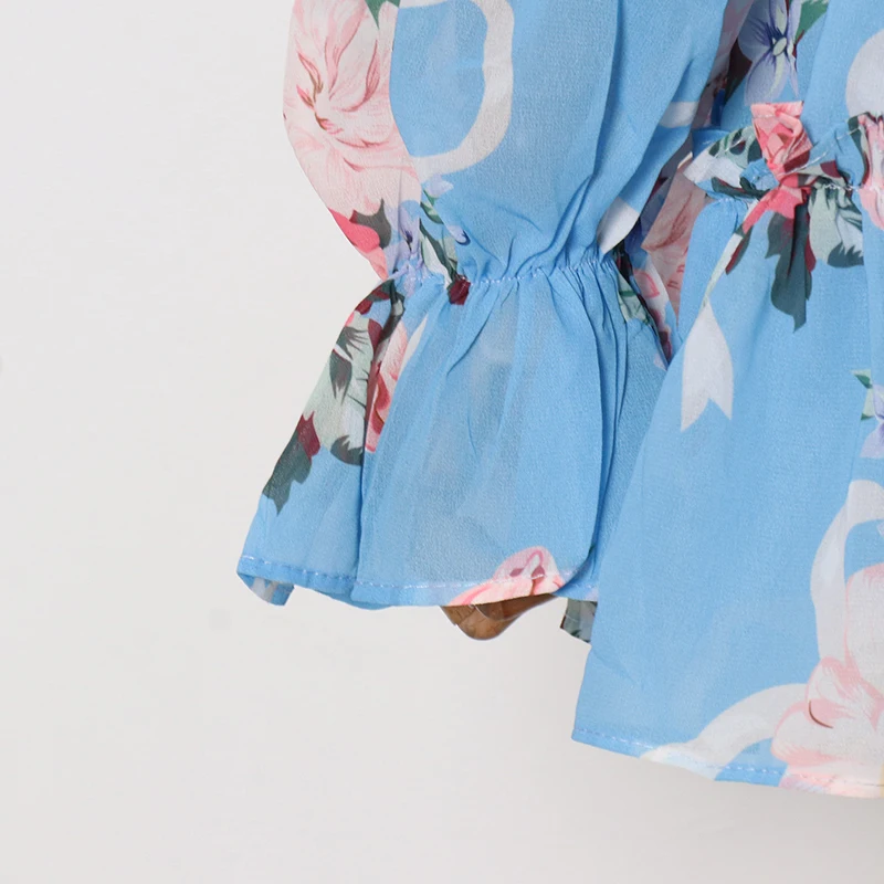 

TWOTWINSTYLE Vintage Playsuits For Women Square Collar Flare Long Sleeve Hit Color Print Ruched Vintage Jumpsuit Female 2021 New