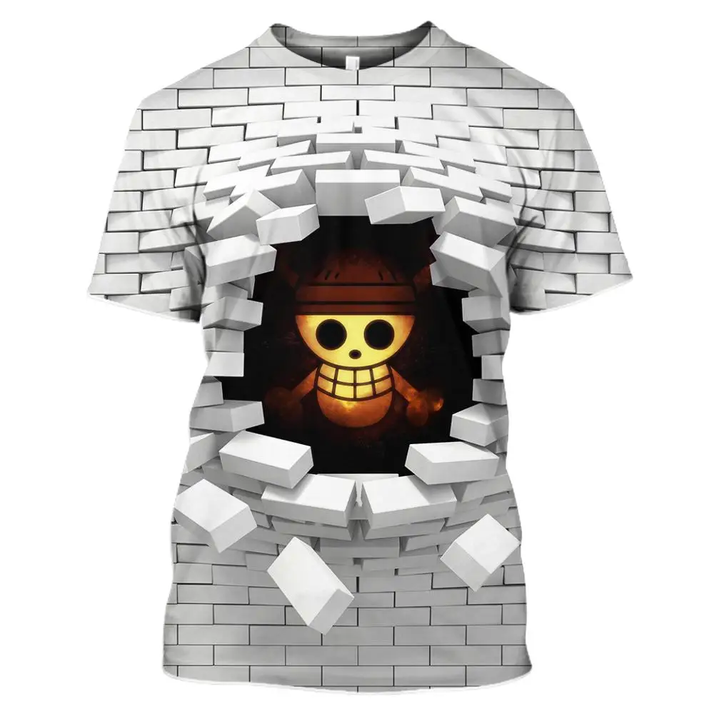 WFK новые продукты для продажи Аниме 3D печать футболка мужская и женская ОДНА