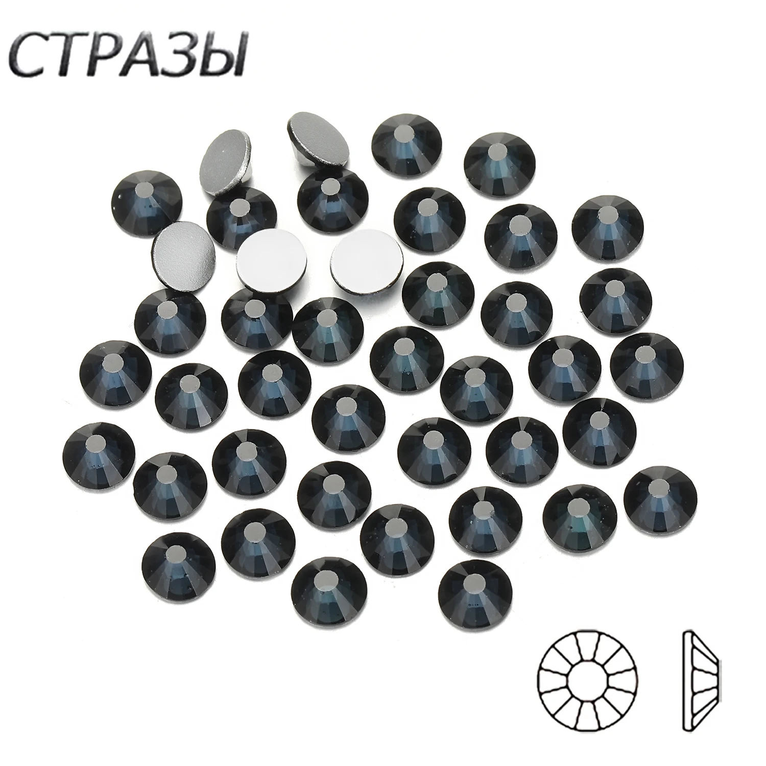 

CTPA3bI More Size Montana Color Crystal Flatback Rhinestones Nail Art Stones Glue On Non Hotfix Rhinestone DIY Wedding Dress