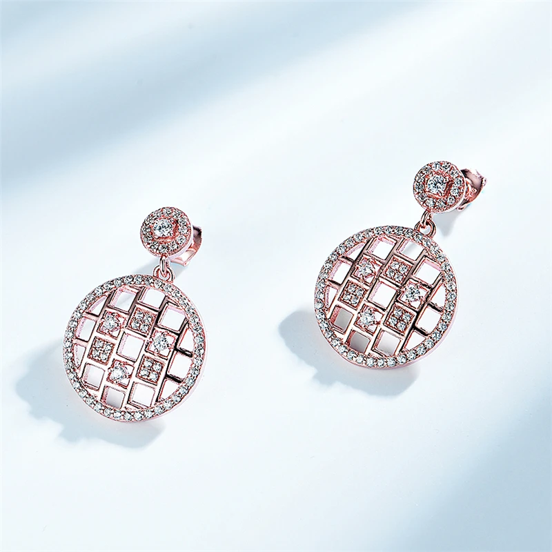 

Серьги женские из серебра 925 пробы, с фианитами