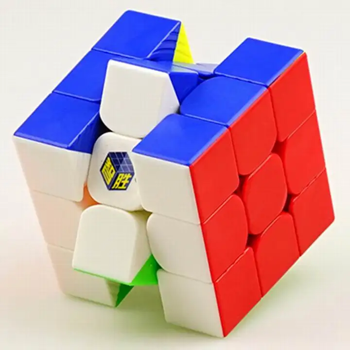 Yuxin маленький магический косой Магический кубик без наклеек 2x2x2 3x3x3 SQ-1 Megaminxed Cube Puzzle для начинающих Zhisheng Cubo Magico Kids - Цвет: 3x3x3 Stickerless