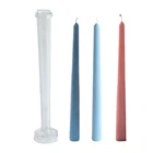 Форма для свечей, длинный стержень, акриловая Форма для свечей, твердые пластиковые тонкие штанги, форма для свечей, Изготовление поделок, пластиковые формы