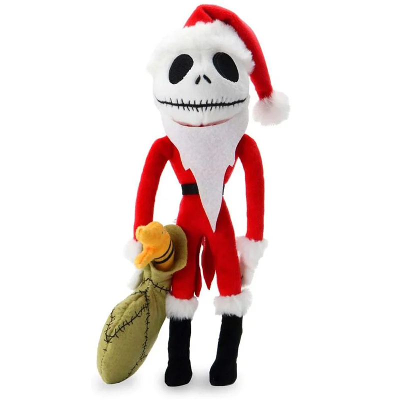 

Navidad Plush Kidrobot X Disney Tim Burton's The Nightmare Before Stuffers Christmas Santa Jack 10" Phunny Plush Toys for Girls