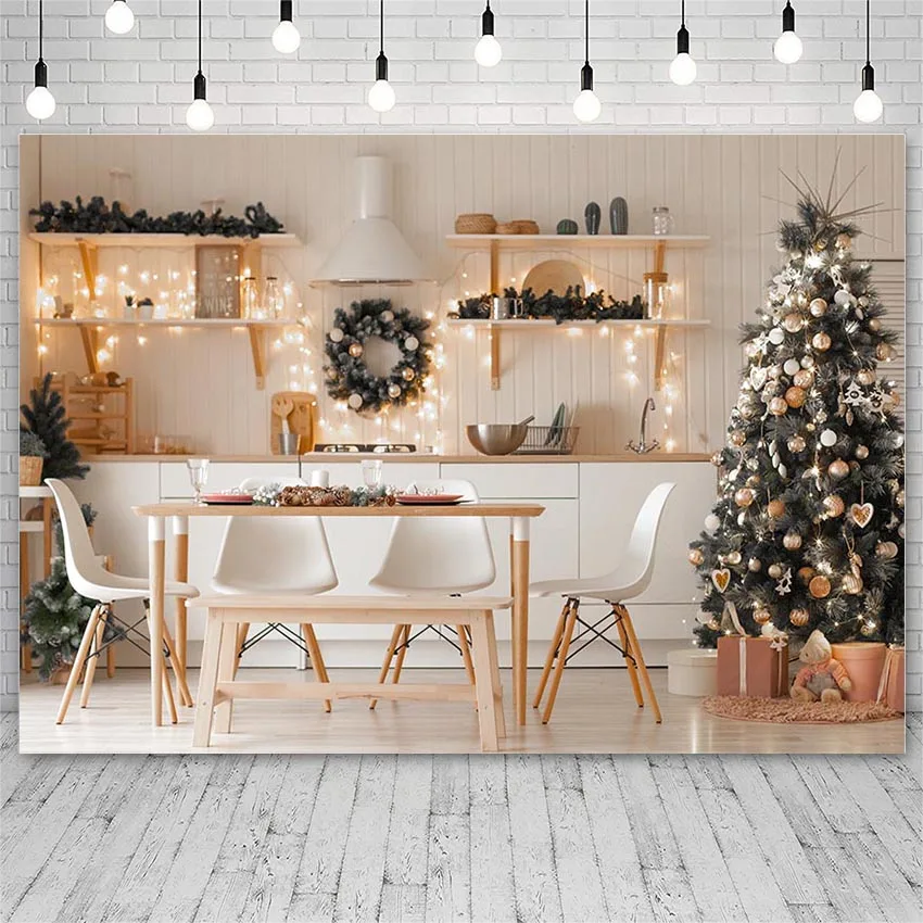 Фон для фотосъемки с изображением рождественской елки