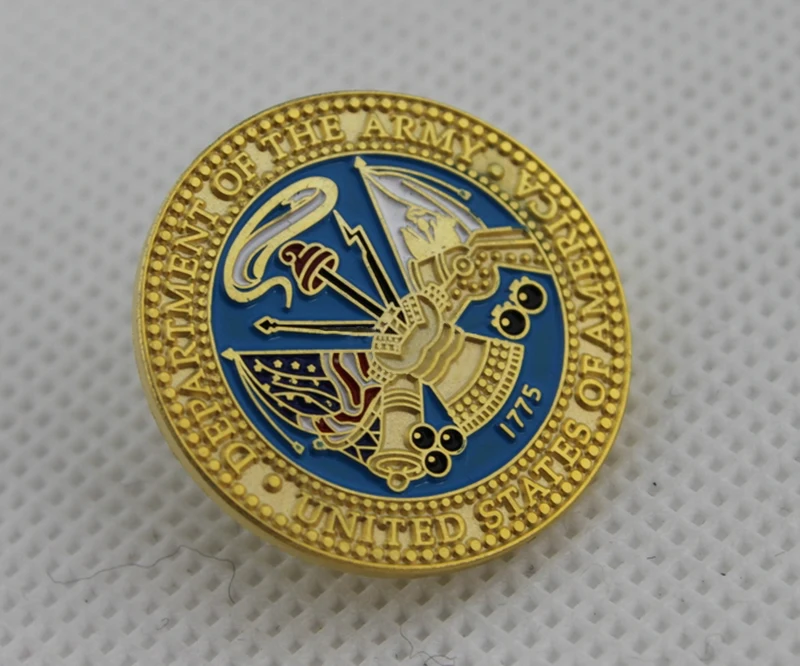 Отдел армии США Нагрудный значок эмблема Реплика ТВ/фильм Prop pin значок|Значки| |