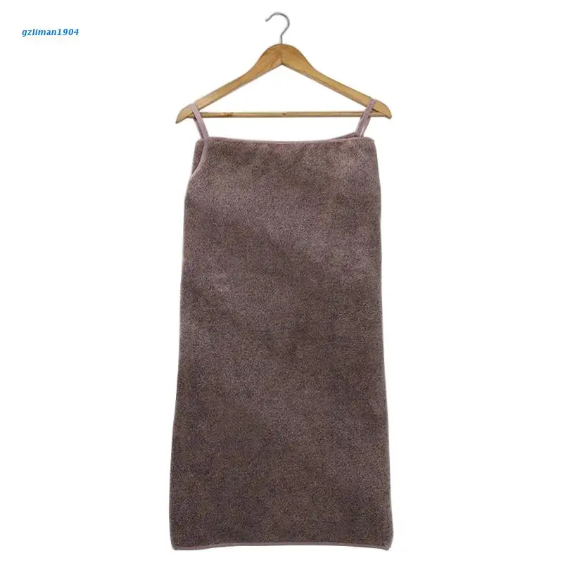 P15D Women Sexy Wearable Bath Wrap Towel Coral Velvet Bathrobe Shower Beach Blanket | Дом и сад
