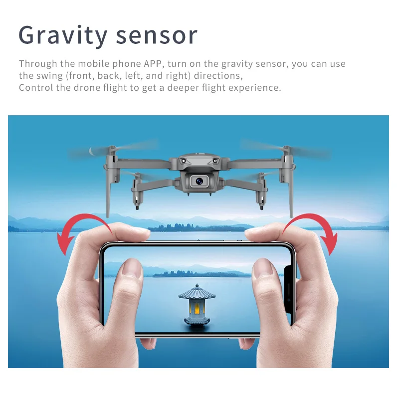 2021 Новый S17 Дрон 4k 1080p профессиональный HD мини Дроны с камерой WIFI FPV складной