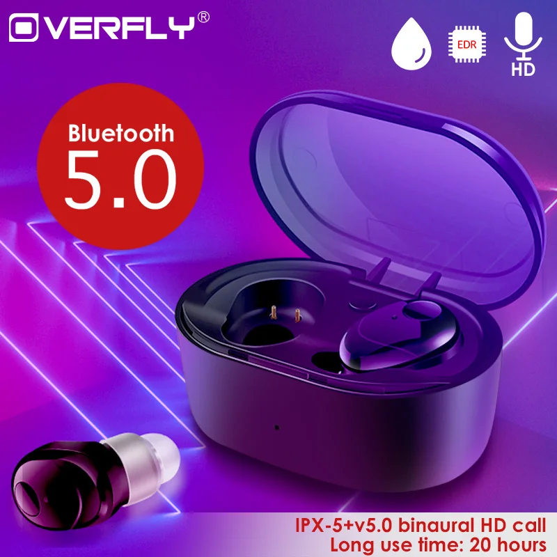 Беспроводные наушники с шумоподавлением игровая гарнитура TWS стерео микрофоном