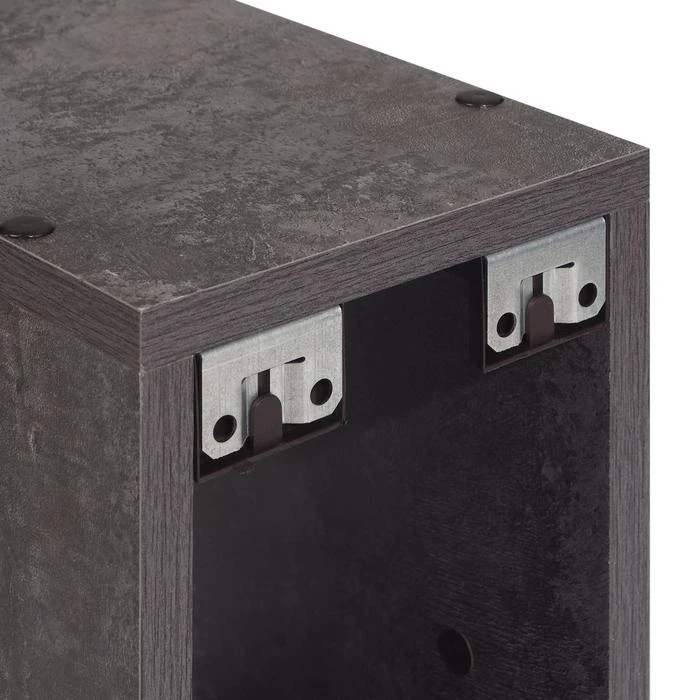 Стеллаж №2 DICE CUBE 1/2 секция 360х180х320 Цемент 7342529 | Дом и сад