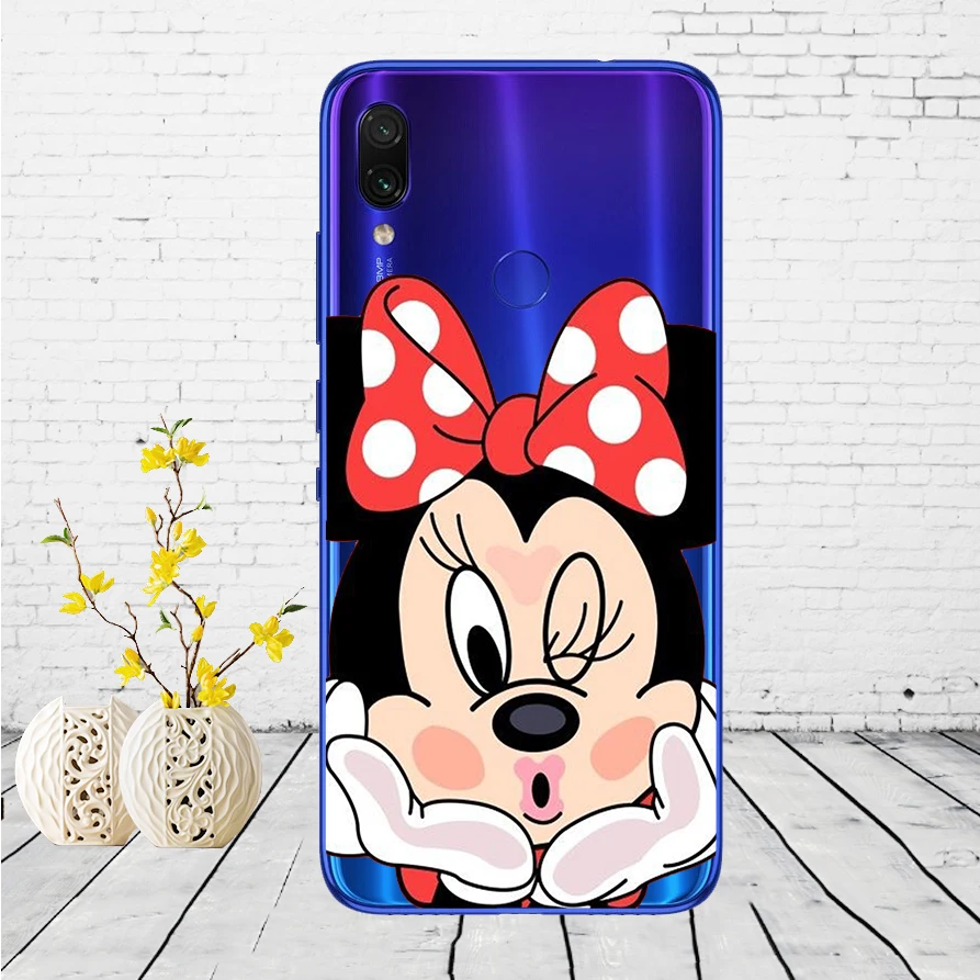 Чехол для Xiaomi Redmi Note 7, силиконовый чехол для Xiaomi Redmi Note 7, задняя крышка, чехол для Redmi Note 7, чехол для телефона