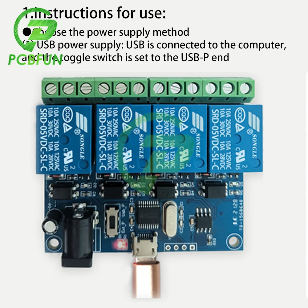 Релейный модуль для умного дома 5 В 4-канальный выключатель дистанционного