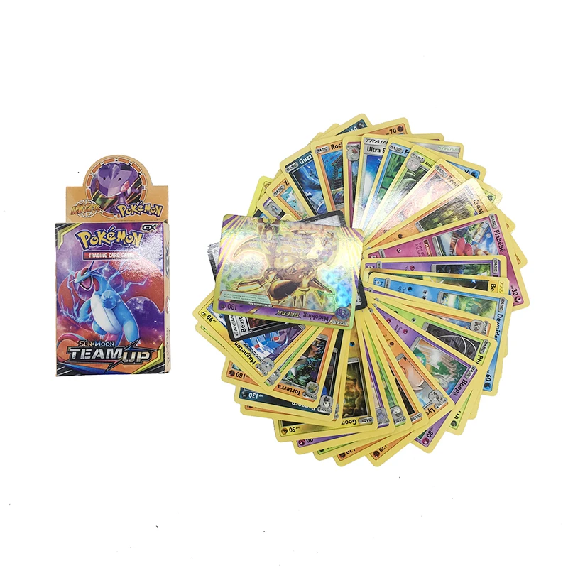 Tomy Pokemon 660 шт. GXMEGA чехол флэш карта 3D версия Меч Щит солнце и луна открытка
