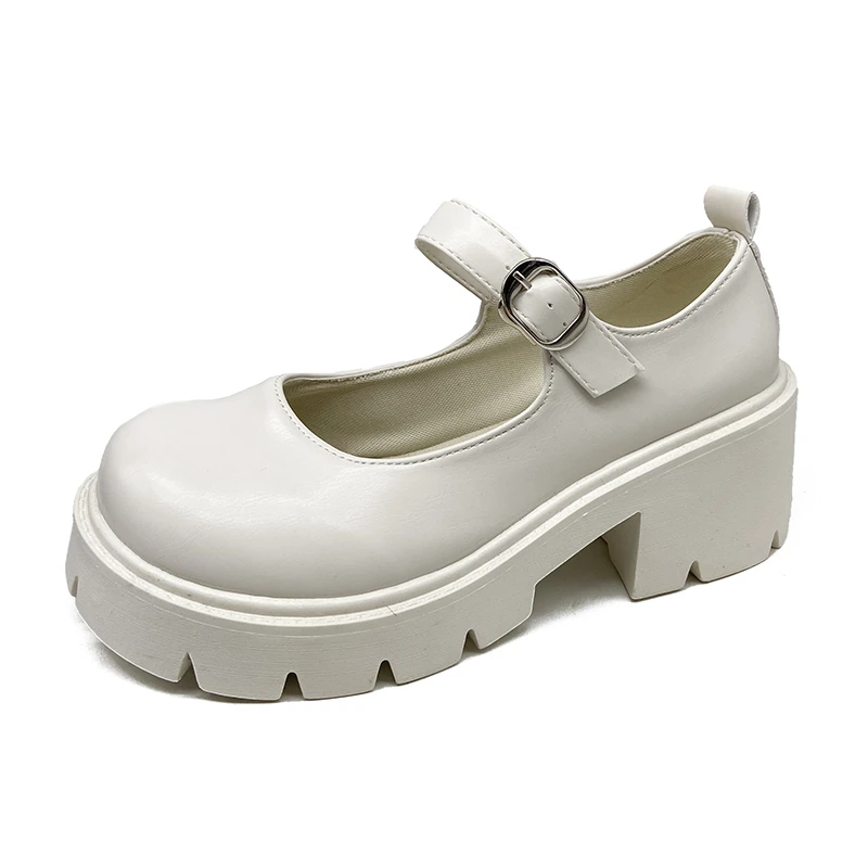 

Japanese Style Lolita Shoes Vintage Comfortable Girls High Heels Shoes Women Platform Mary Jane Shoes Women Pumps JK Uniform
