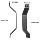 Натяжная ручка из твердой углеродистой стали для раздвижных ворот, ворот, гаражей, сандалов, дверная ручка