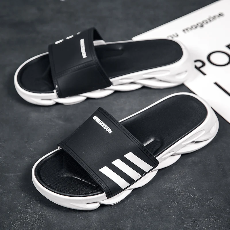 

New Men's Slippers Indoor Home Summer Beach Ourdoor Slides Ladies Slipers Platform Mules Shoes Woman Flats Zapatos De Mujer