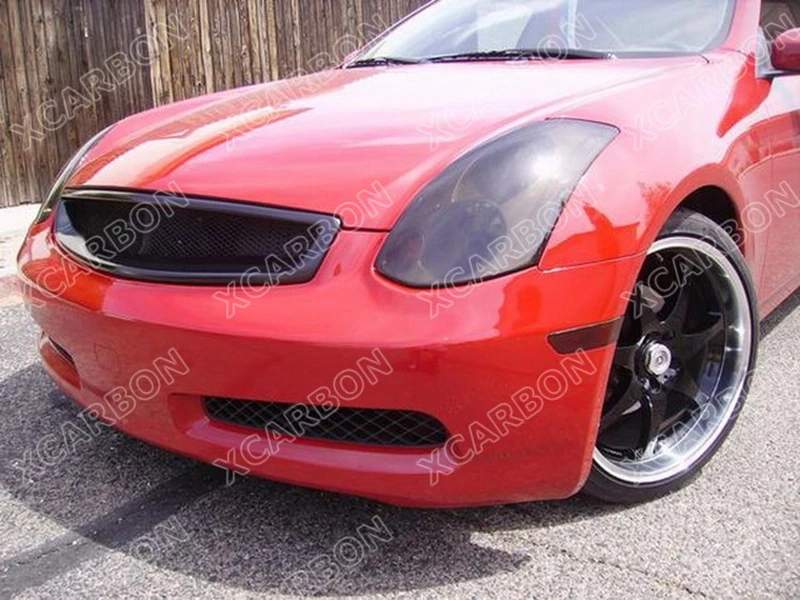 Используется для Infiniti G35 coupe Racing Grills 2004 05 06 07 год 2 двери Refitt Передняя Центральная гоночная решетка крышка аксессуары
