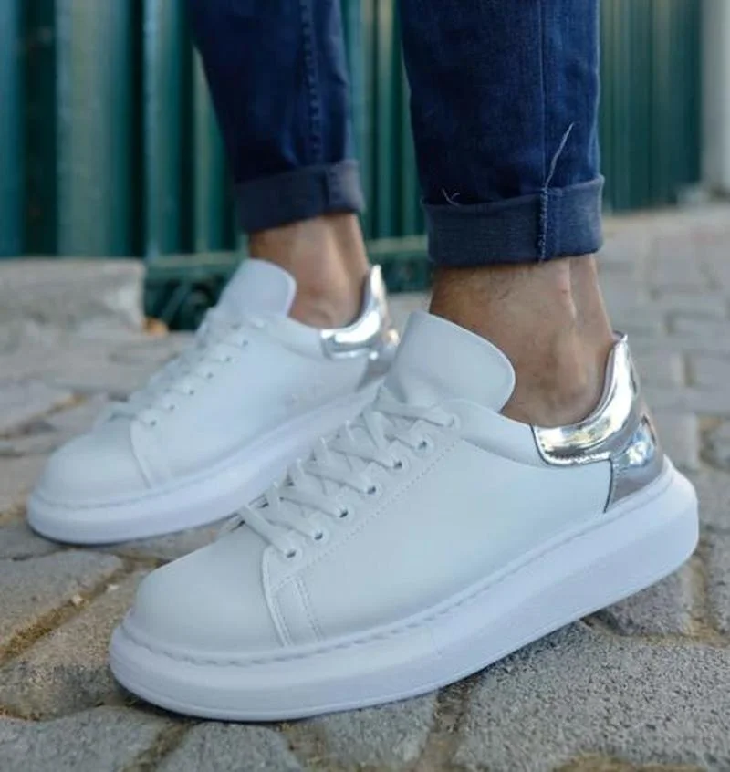 

Men's Pu Leather Low Heel Lace-up Sports Shoes Male Casual Fashion Newest Classic Sneakers Shoes Zapatos De Hombre KA308