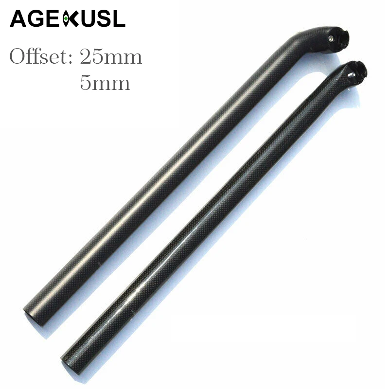 TWTOPSE 260 г углеродного волокна офсетная печать неудачу велосипедный Подседельный