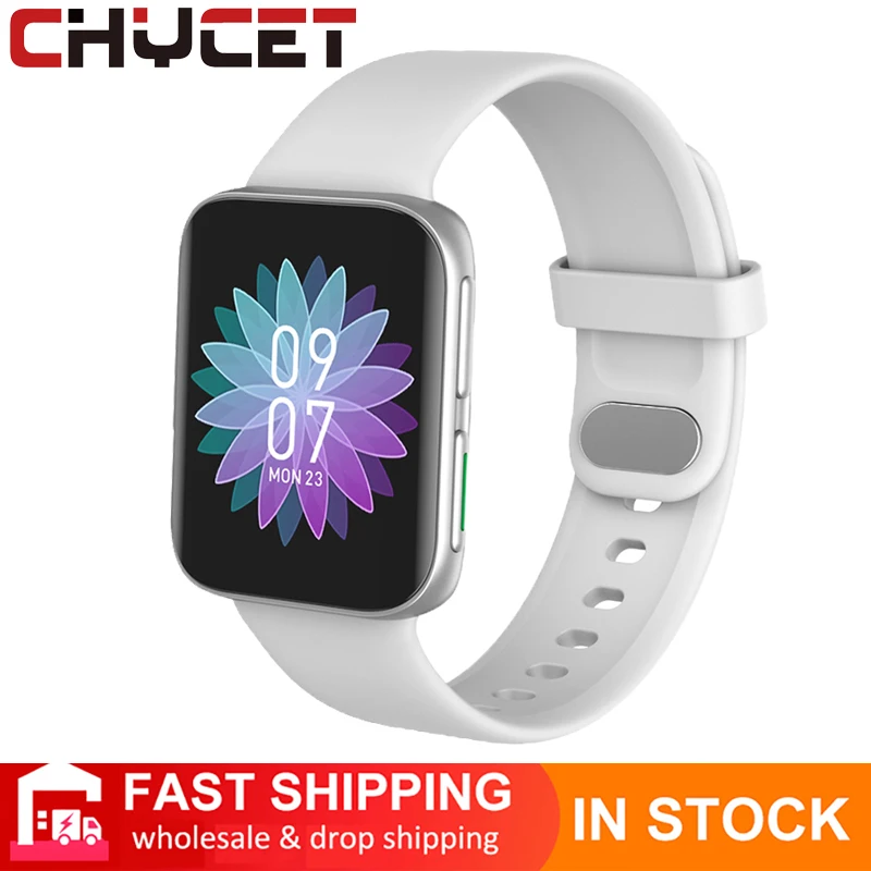 

CHYCET новые женские Смарт-часы 2021 мужские 1.75 цветной экран полный сенсорный фитнес-трекер Bluetooth Вызов умные часы женские умные часы