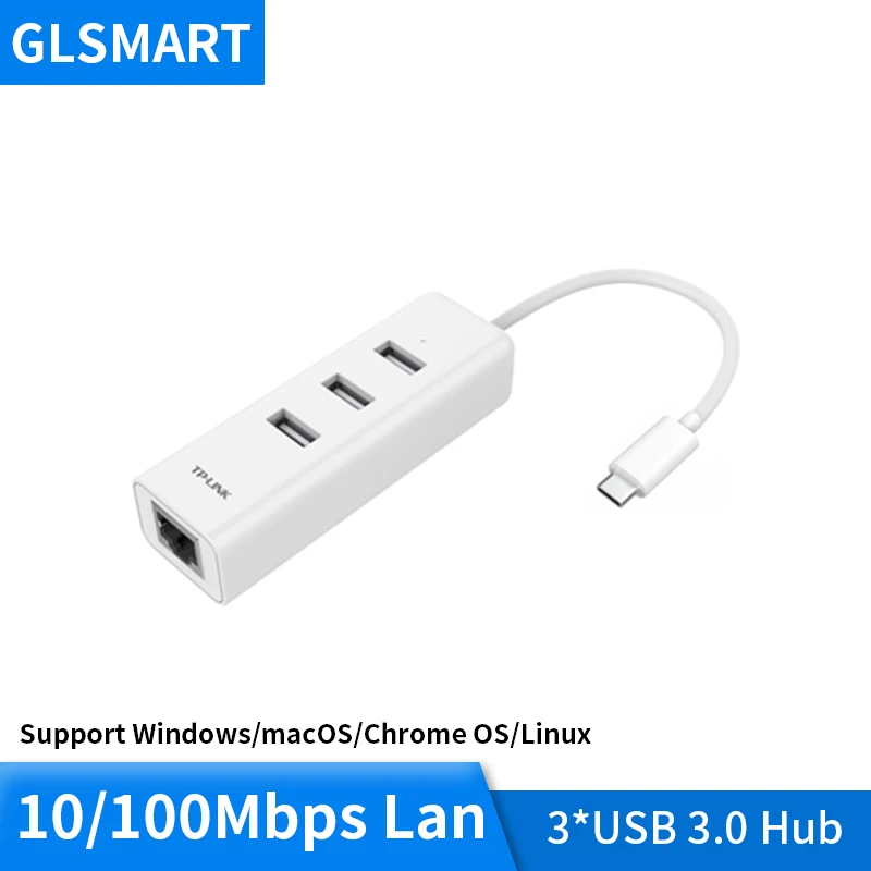 TP-LINK Внешняя USB Проводная Ethernet Сетевая карта адаптер Type-C 10/100M к RJ45 Lan для Windows/MAC/Linux |