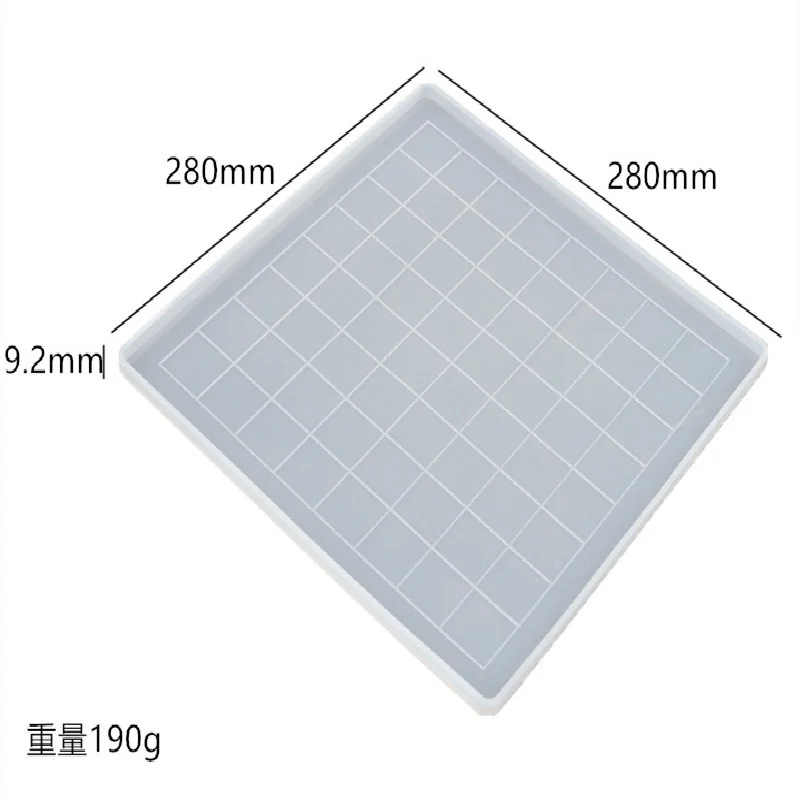 2Pcs Set Diy Epoxy Resin Mirror Silicone Mold for Chess Board Pieces | Дом и сад