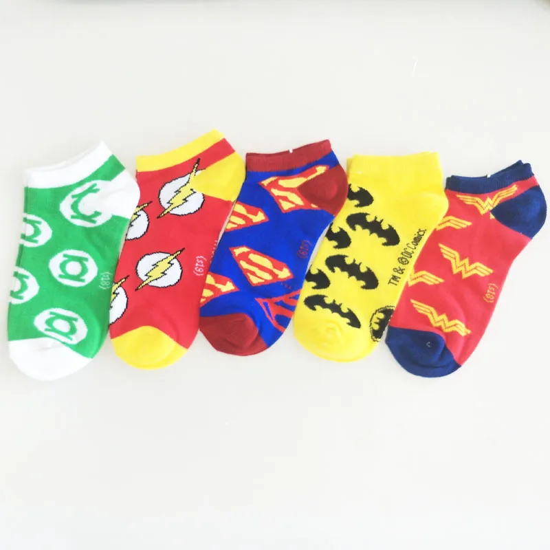 Новинка уличные носки в стиле Харадзюку с изображением супергероев из аниме