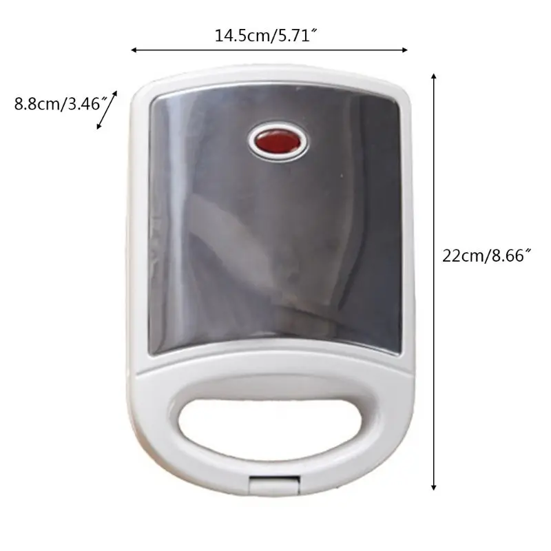 650 Вт электрическая печь для приготовления сэндвичей антипригарная сковорода