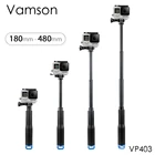 Vamson для GoPro Hero 7 6 5 алюминиевый выдвижной монопод для селфи монопод Штатив для DJI OSMO Action для Xiaomi Yi VP403