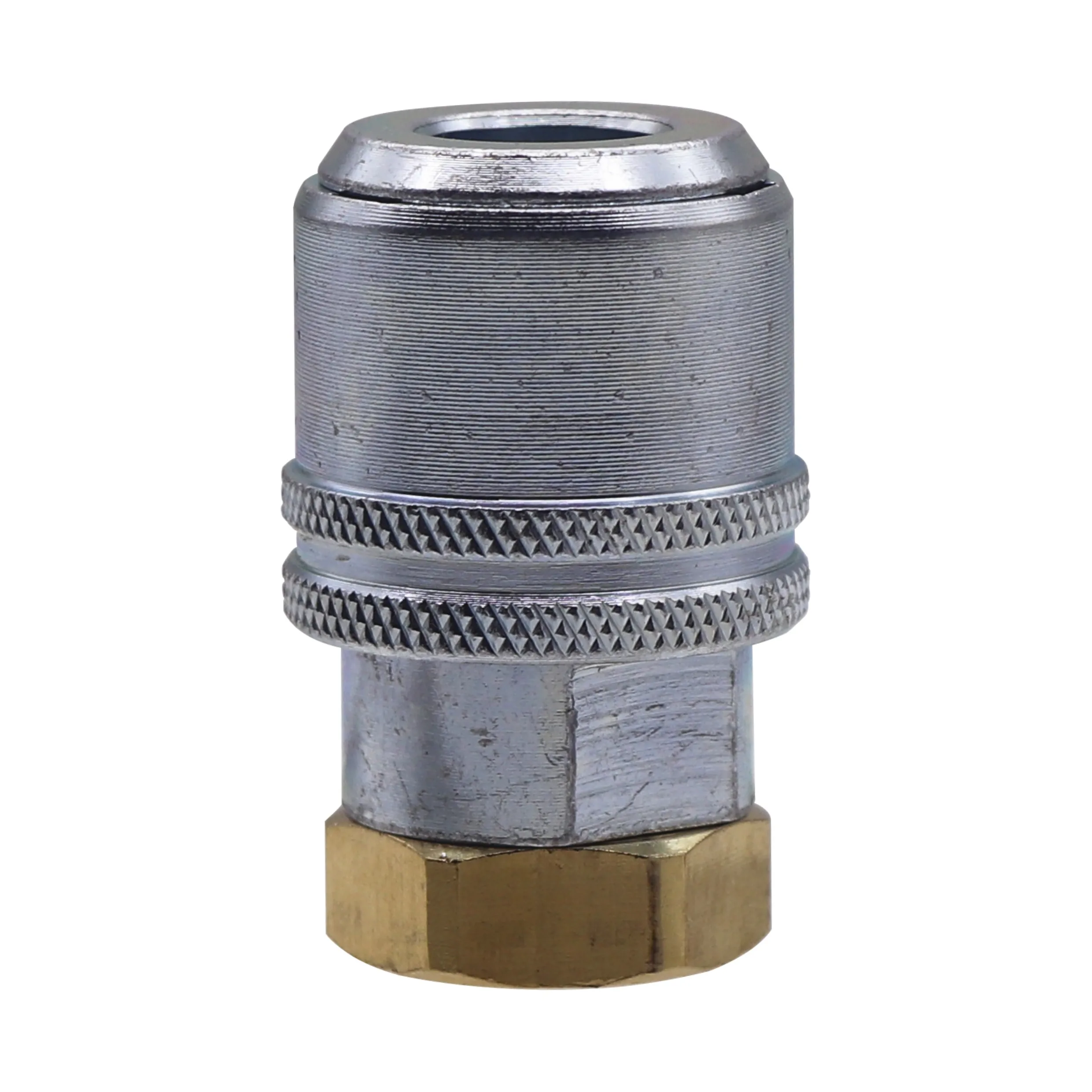 Закрытый конец большого отверстия воздушный патрон замок на никелированном