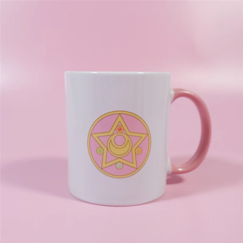 1 шт. Kawaii японский стиль аниме мультфильм Сейлор Мун керамическая кофейная кружка