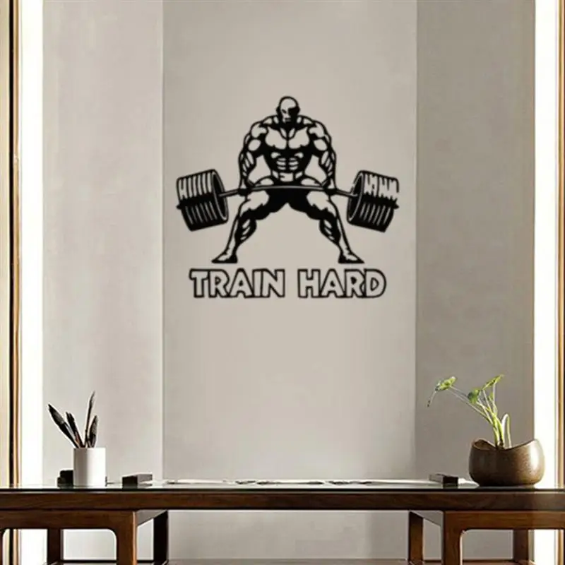 1 шт. спортивные Стикеры для тяжелой атлетики съемные ТВ фоны креативные фитнес