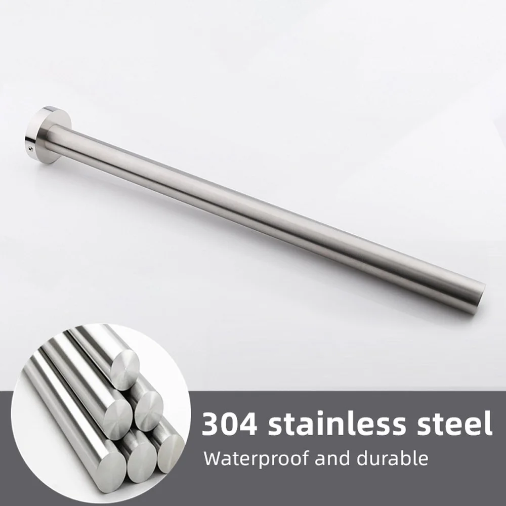 

Wall Mounted Towel Rail Towel Rack For Bathroom Hand Towel Holder For Kitchen 304 Stainless Steel Towel Rack Silver