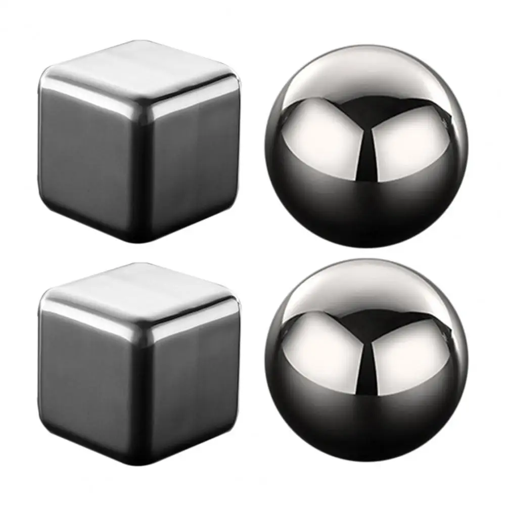 Хит продаж 80% 2 шт. кубик льда экологически чистый быстрое охлаждение нержавеющая