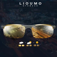 lioumo aluminum magnesium photochromic polarized sunglasses men day night vision driving glasses women anti glare gafas de sol