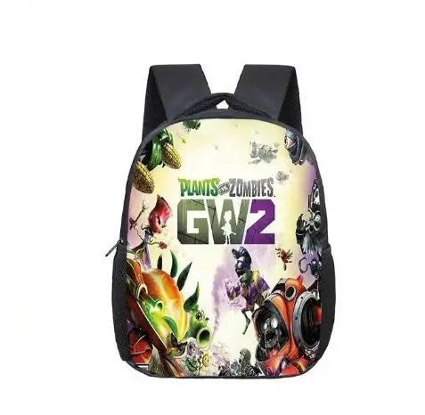 12 дюймов Растения против Зомби детские сумки для детского сада школьные книги
