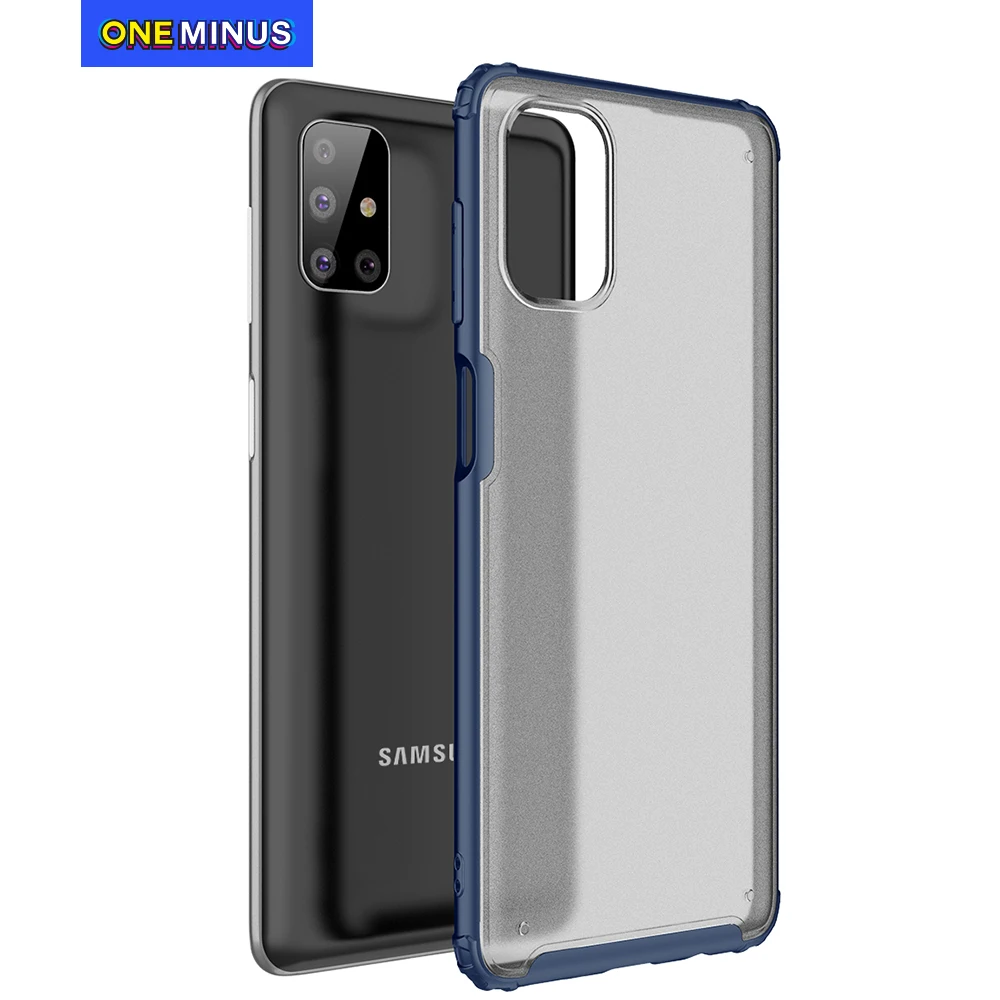 

for Galaxy M51 Case A42 5G Cover A32 A12 A02s A02 Shell Skin feel Thin Non-slip Matte PC Back Rubber Bumper Shockproof Coque